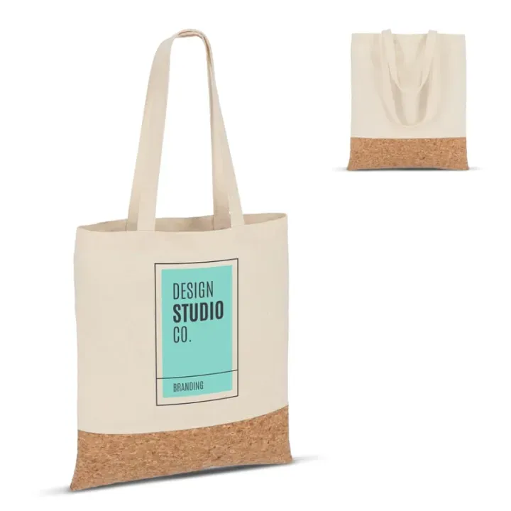 Carrier bag cotton  cork 170g/m² 35 x 40cm - LT91391 (gadzety reklamowe)